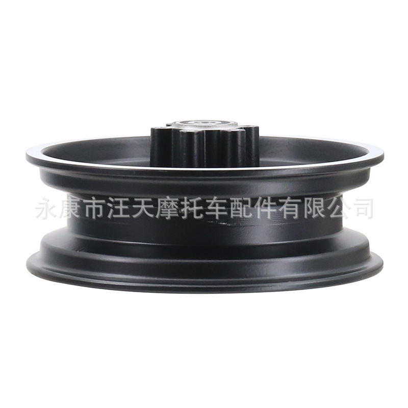 Electric scooter accessories 10x2.70-6.5 front wheel aluminum alloy wheel 10 inch tire rim 6.5 inch disc brake