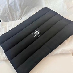 Fragrance Membership Gift Computer Bag Cosmetics Bag Portable Black Simple and Elegant~