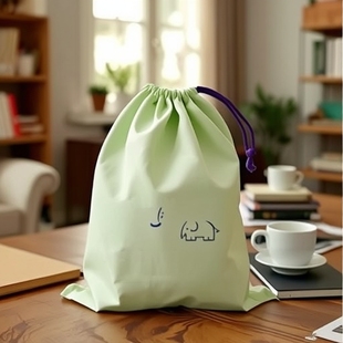 Cotton Bag Canvas Bag Canvas Bag Processing and Production Design Printing LOOG Embroidery Heat Transfer Printing Stamping with Cord Ornaments