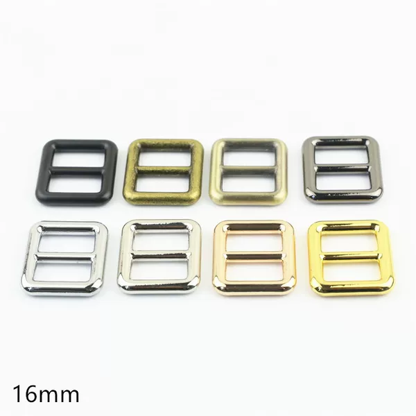 High-End Plated Bag Hardware Accessories Die-Cast Pull Heart Buckle Bag Strap Adjustment Buckle D-Ring Buckle 5-Point Inner Diameter 16mm