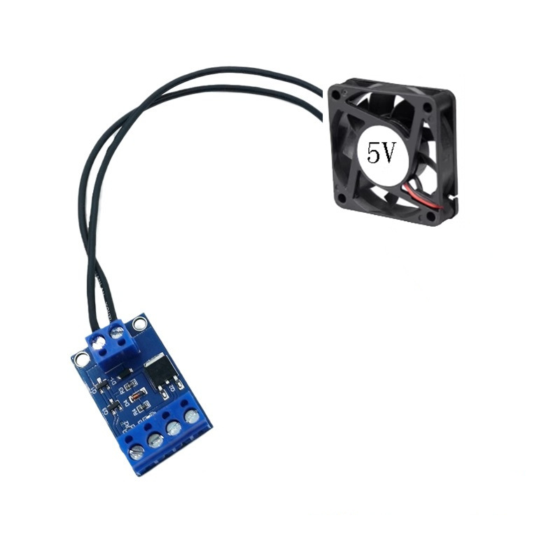Fan Drive Module 5V Small Fan for Heat Reduction and Cooling, Pwm Speed Control, Suitable for Arduino/51/