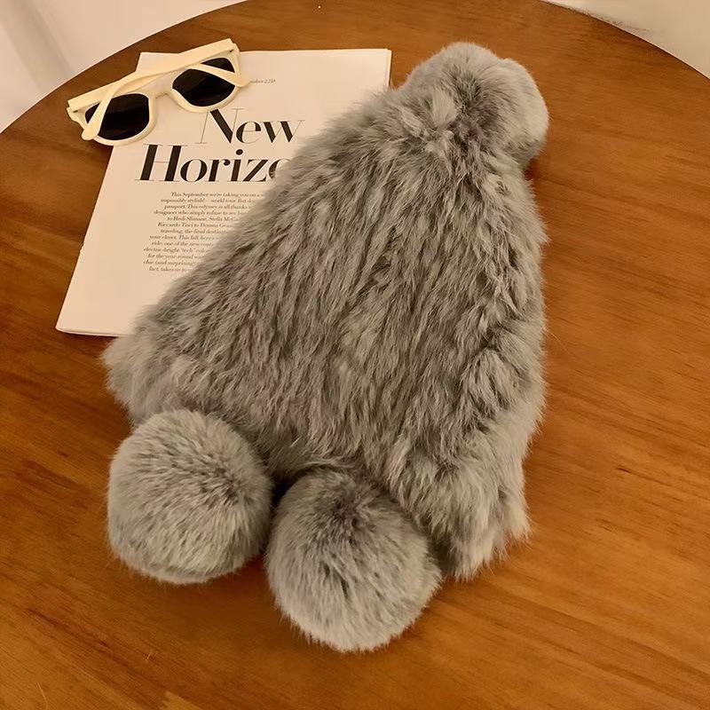 Double ball cap - gray