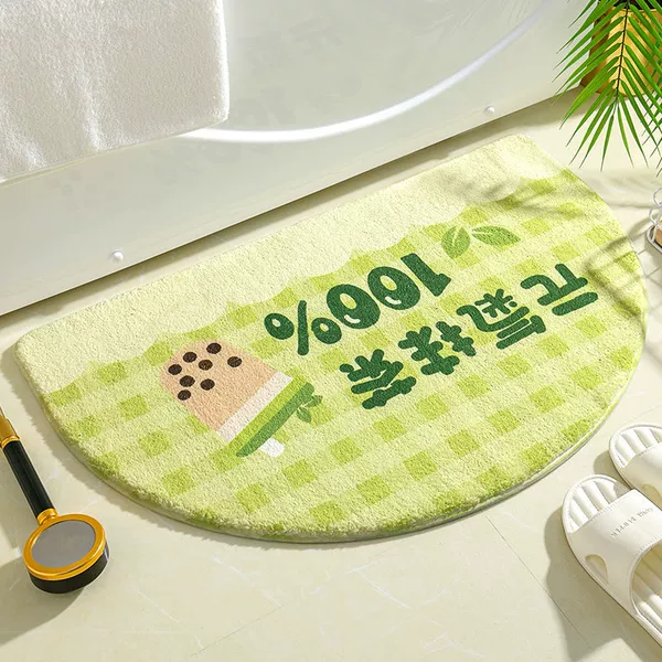Matcha green-semi-circular