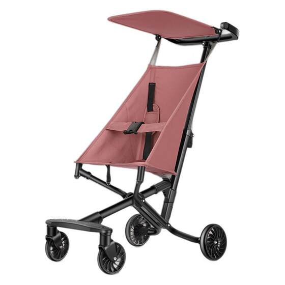 Little Huzi Baby Stroller Children's Artifact One Button Folding Baby Simple Trolley Pocket Lightweight Boarding