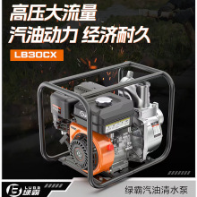 绿霸汽油清水泵抽水泵三大款6.5L油箱高压大流量汽油动力自吸水泵