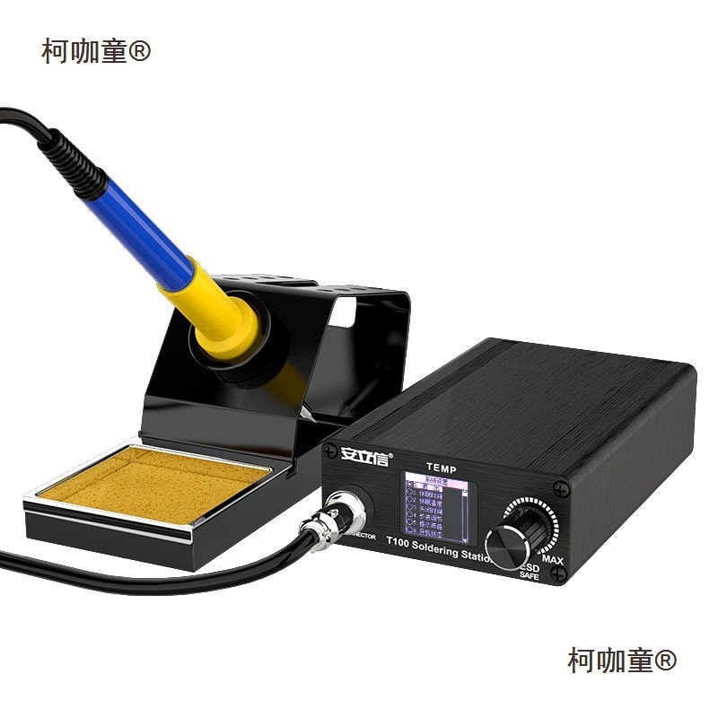 安立信T12焊台大功率数显电烙铁可调恒温手机维修焊接工具D麦太保
