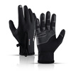 Street winter ski fleece bike suitable for men and women for cycling, keep warm cold-proof gloves, wholesale