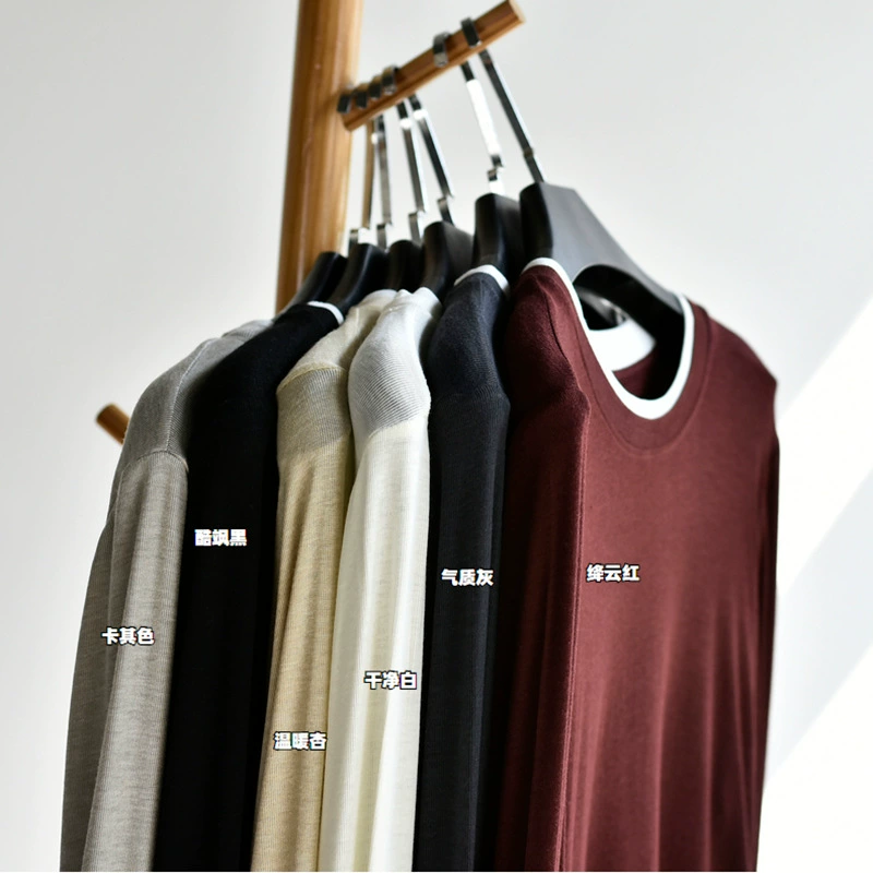Woolen demi-season tower, keep warm body-friendly long-sleeve