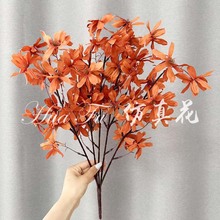 跨境把束心悦花 厂家2025新款仿真花婚礼堂酒店家居装饰假花批发