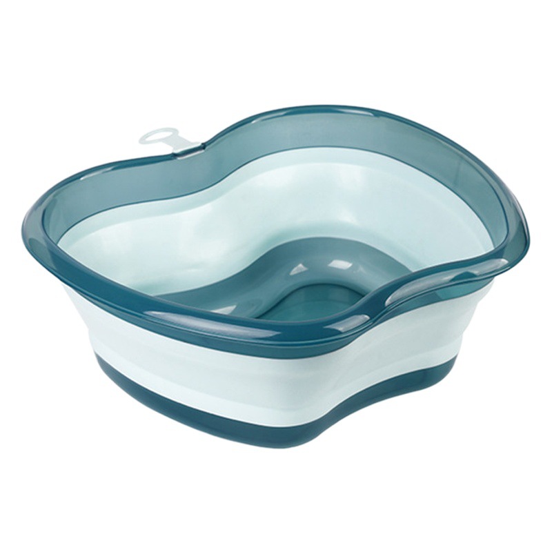 Apple Thickeneded Foldableing Washbasin Crystal Hook Portable Home Daily Plastic Basin Transparent Retractable Dormitory Basin