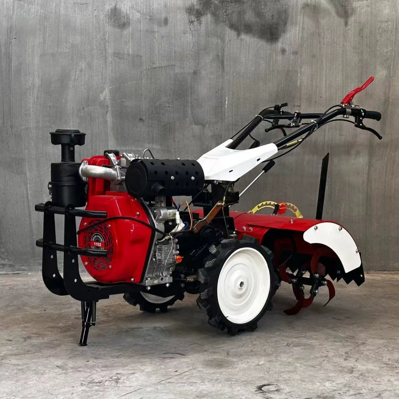 Новый полноприводный микро-культиватор, сельскохозяйственный культиватор для пожилых людей, небольшой траншеекопатель и поворотный почвопорошок, новый многофункциональный роторный культиватор для вспашки.
