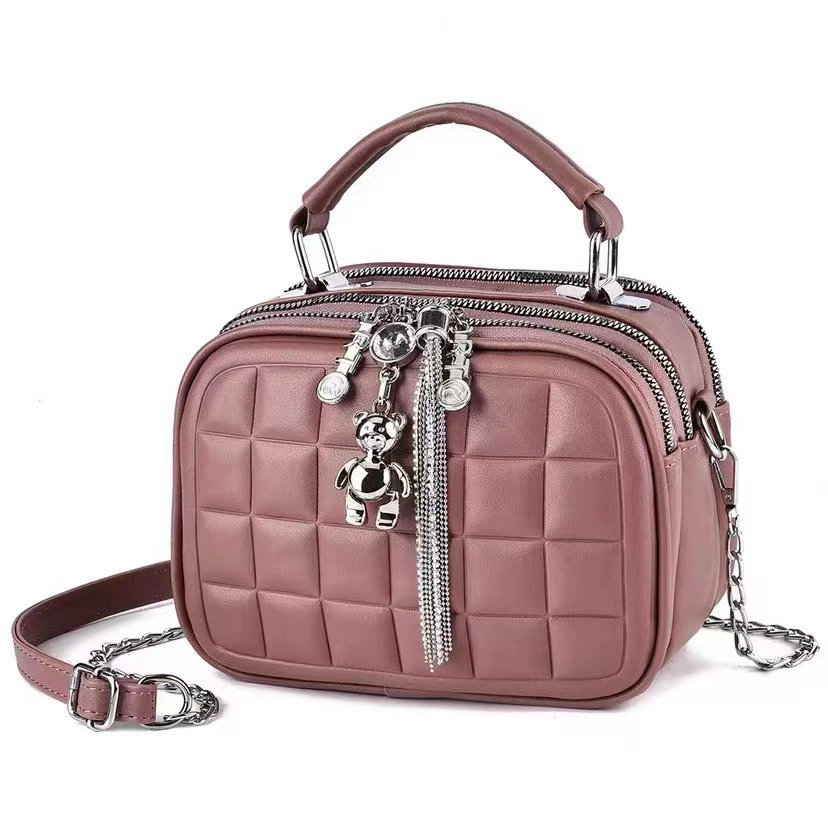 (Cross-border trading), handheld small bag, shoulder bag with diamond pattern, chain, Korean style, western style, chain bag