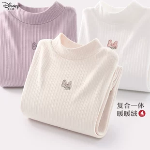 Лонгслив для девочек на флисе осень-зима
