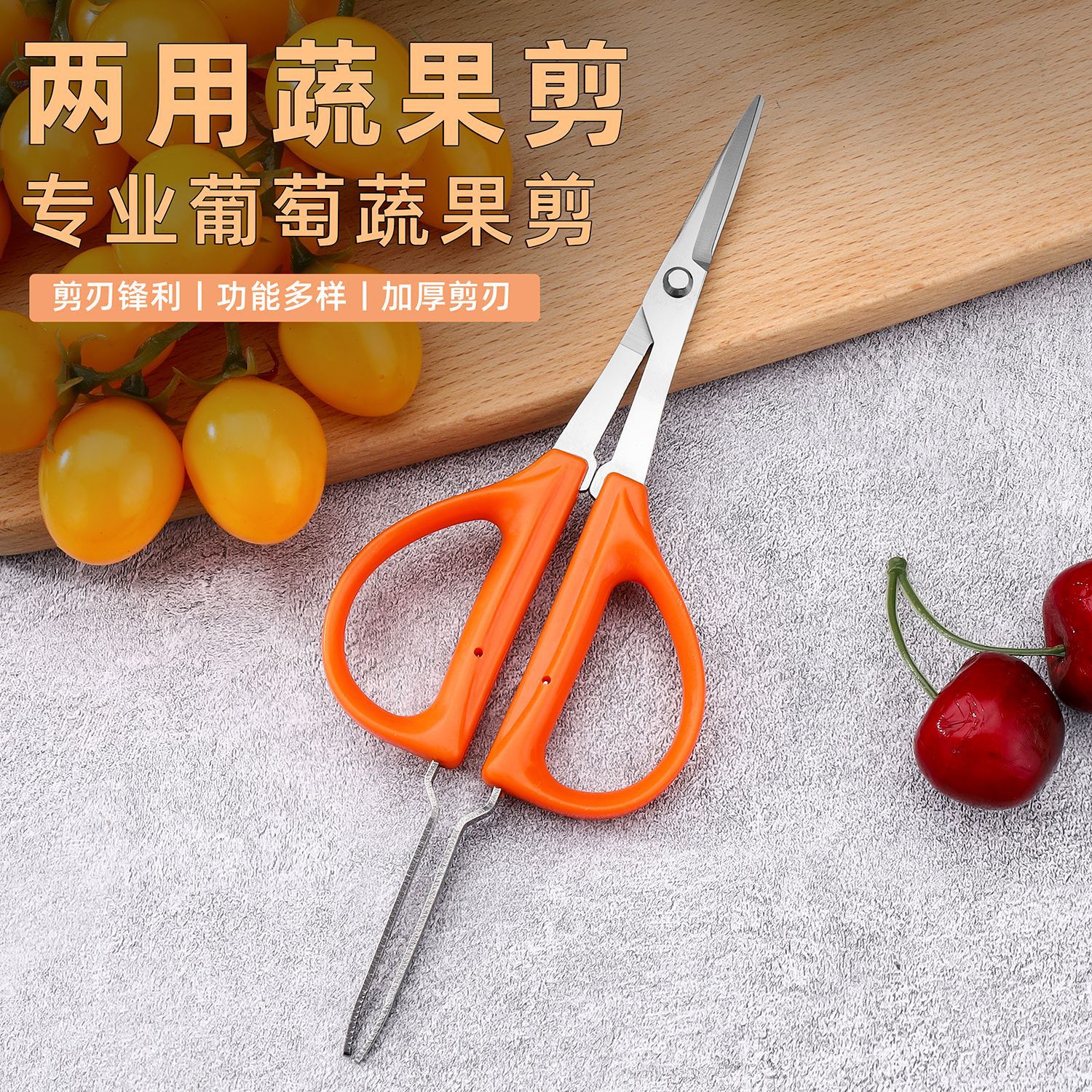 修枝剪园艺园林花艺花枝剪刀 家用树枝果树 剪枝 带夹子剪刀