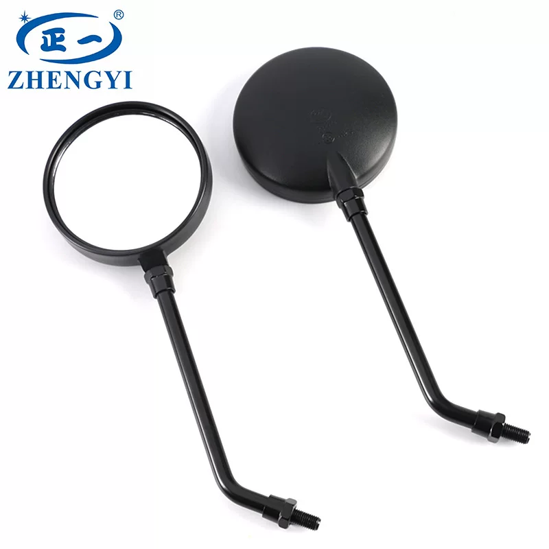 Round retro rear view mirror, modified retroreflective electric car