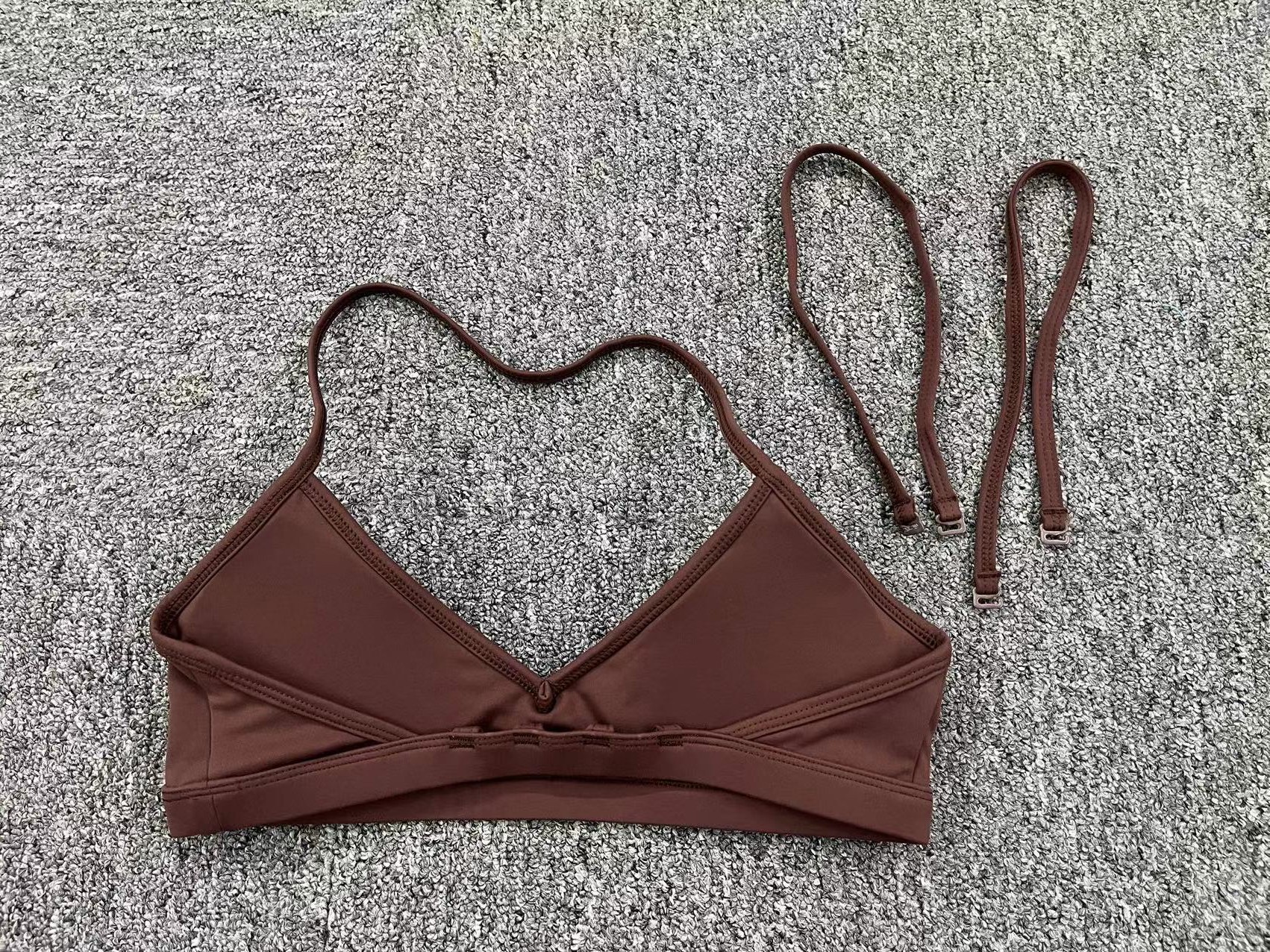 59g Weight Sleeveless Sleeve Length Nylon Fabric Type Short Top Length Halter Crisscross Tank Tops Type Gym, Yoga Occasion Halter Neck Neckline Solid Color Pattern Sports Style Sports Solid Color Nylon Halter Neck Active Tops Halter Crisscross Tank 13