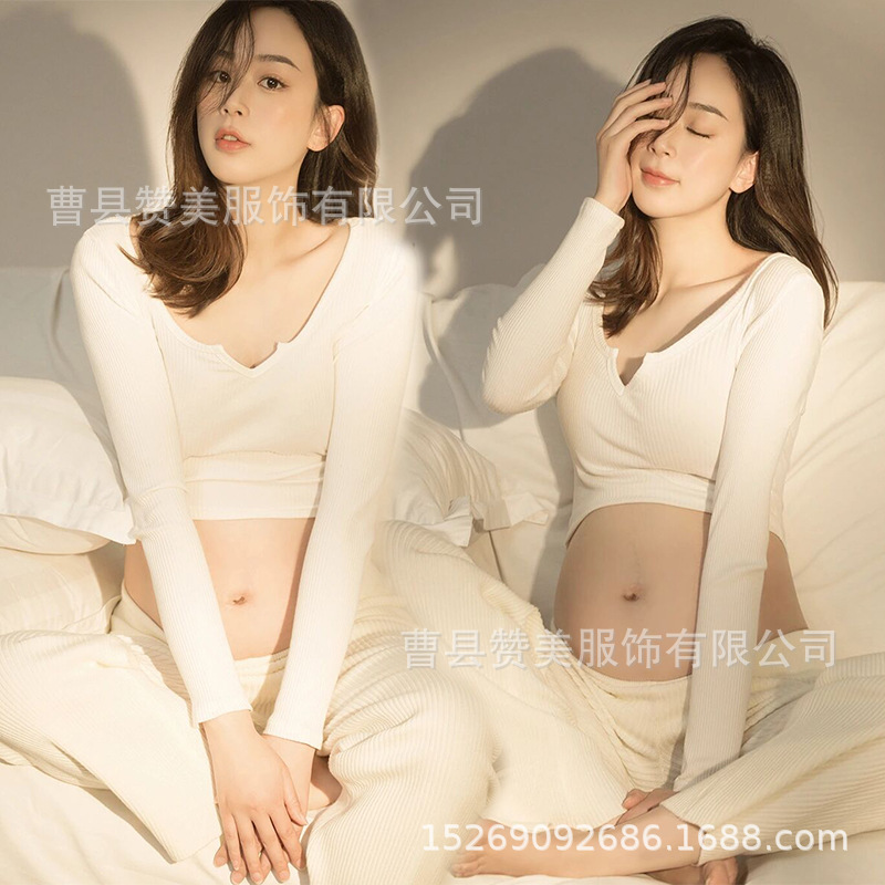 Studio New couple maternity photo clothing fashion simple couple home big belly art photo photography photography clothing