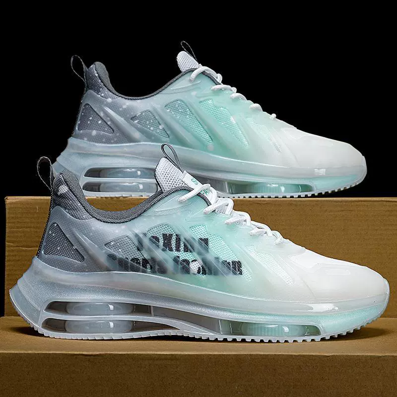 Мужские летние дышащие кроссовки 2025 года, новые сетчатые спортивные кроссовки на воздушной подушке, амортизирующая мягкая подошва, повседневная обувь для бега для папы на трибутиме