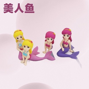 Fish Tank Landscaping Mermaid Ornaments Micro Landscape Doll Accessories Aquarium Set Desktop Decoration Romantic Jewelry