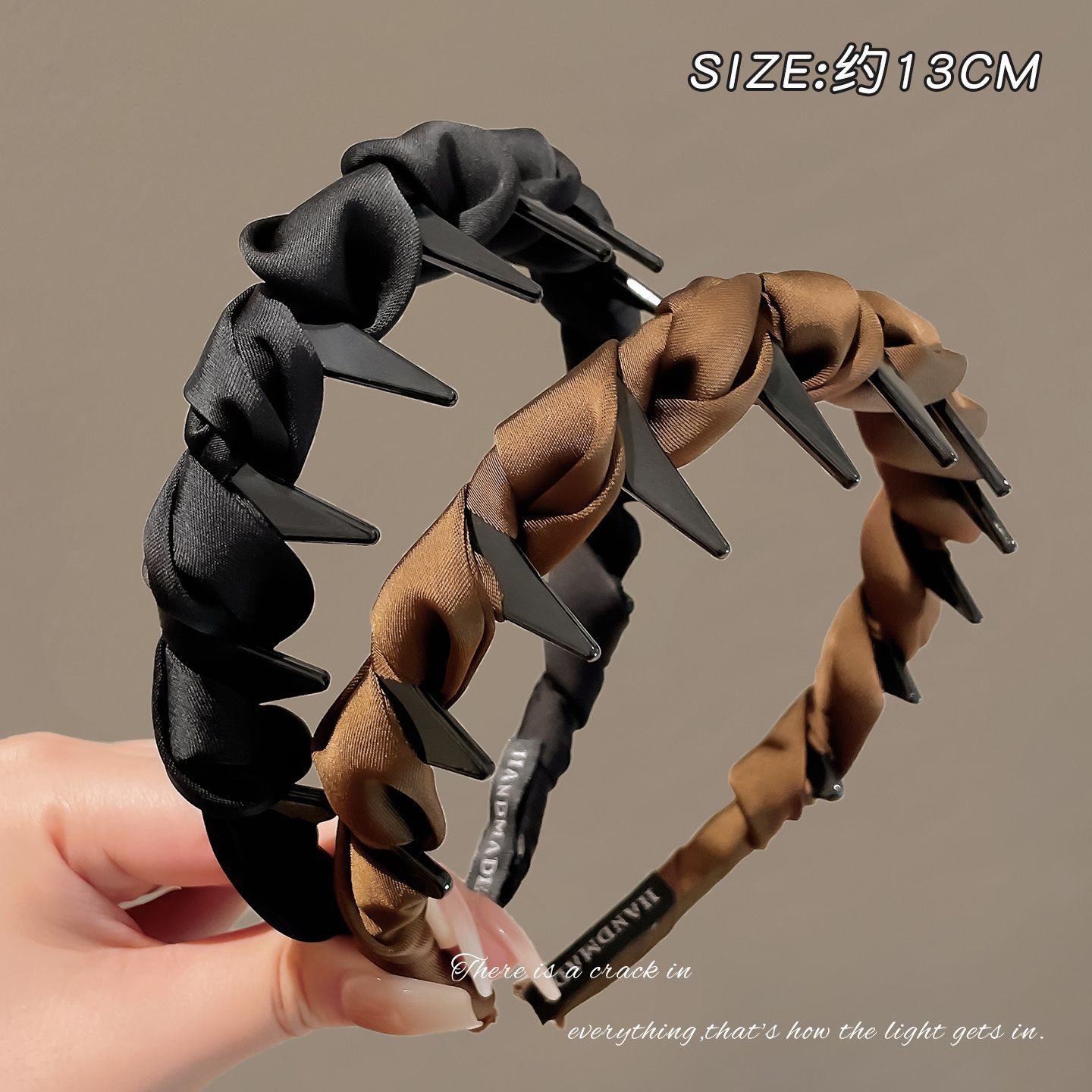 Classic and versatile: black + coffee [two-piece set]