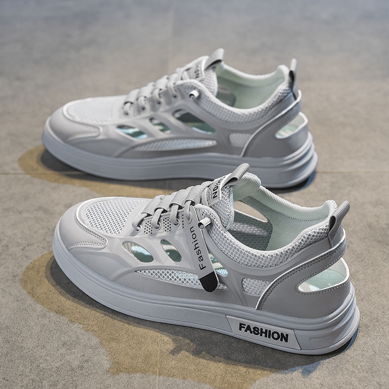 Summer Men's Shoes New Style Breathable Hollow Shoes Men's Trendy Versatile White Shoes Mesh Shoes Casual Sneakers Cloth Shoes Summer Men's Shoes New Style Breathable Hollow Shoes Men's Trendy Versatile White Shoes Mesh Shoes Casual Sneakers Cloth Shoes
