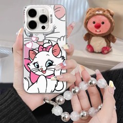 瑪麗貓手機殼適用蘋果15pro卡通華為p70mate60情侶榮耀oppo保護套