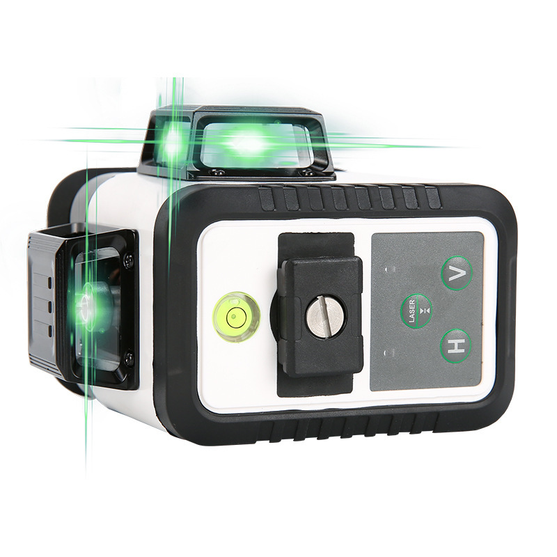 优利德LM580G 绿光12线贴地打线仪贴墙仪 激光水平仪室内外水平仪