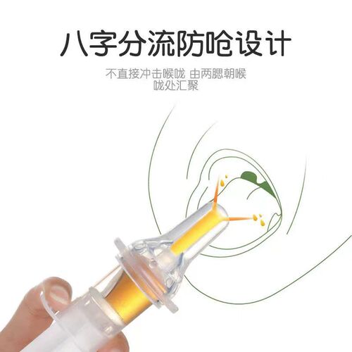 Baby dropper-type medicine feeder, nipple-type medicine feeder, anti-choking medicine feeder, baby syringe-type silicone medicine feeding head