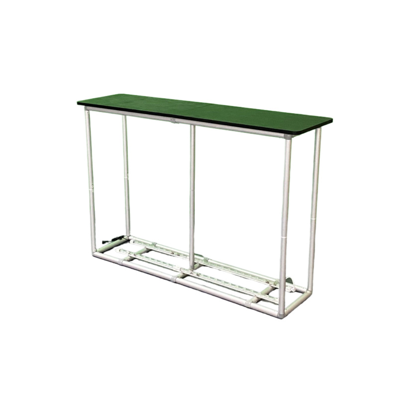 40x200cm front desk plegable pantalla rápida espectáculo de transferencia tela elástica mostrador tubo de aluminio soporte de carga recepción cabina de publicidad