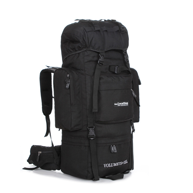 Long force open force Outdoor climbing package 80L Bracket Backpack capacity on foot Camp travel motion Backpack