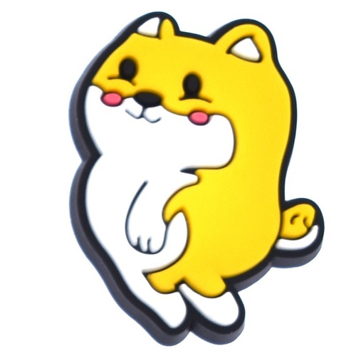 Animal Shiba Inu Dog Series Shoelace Flower Shoe Accessories Shoe Clips Removable Hole Shoes Dog Decorations Flower Clips