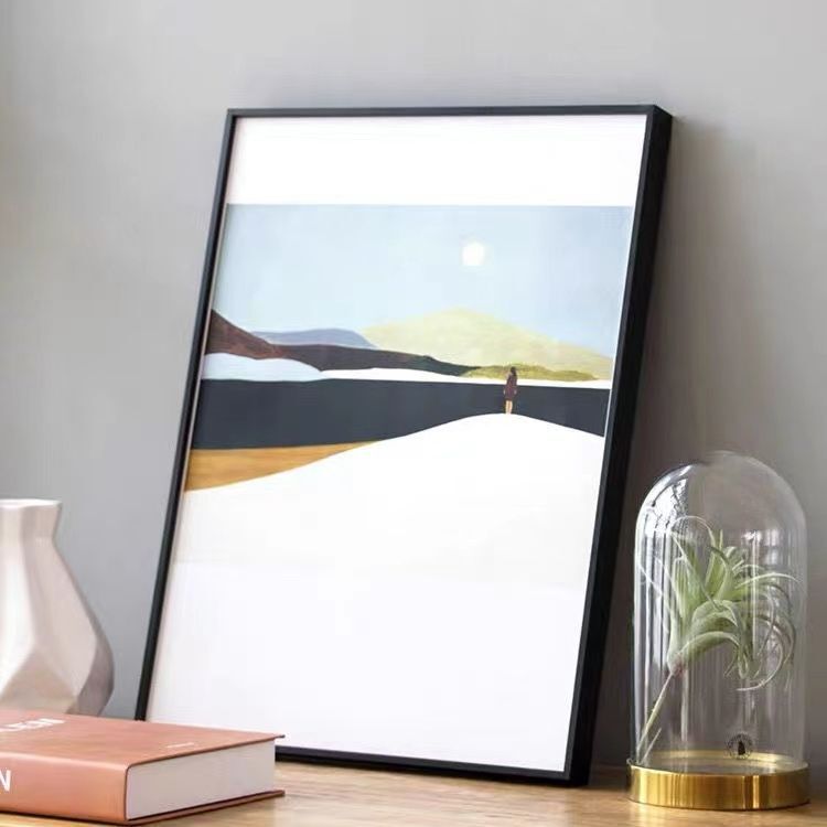 Aluminum Alloy Picture Frame, Narrow Edge Photo Frame, Simple Puzzle Empty Frame, Cross Stitch Frame, Nailed Large Size Wall Hanging Aluminum Alloy Picture Frame, Narrow Edge Photo Frame, Simple Puzzle Empty Frame, Cross Stitch Frame, Nailed Large Size Wall Hanging