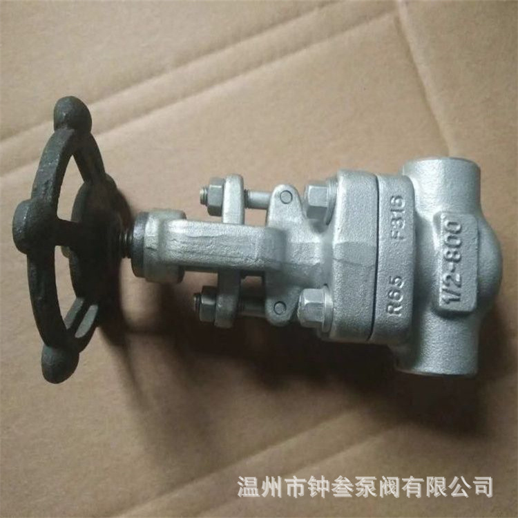 国标手动承插焊接锻钢闸阀 Z61H-25C DN50 锻压楔形蒸汽法兰闸阀