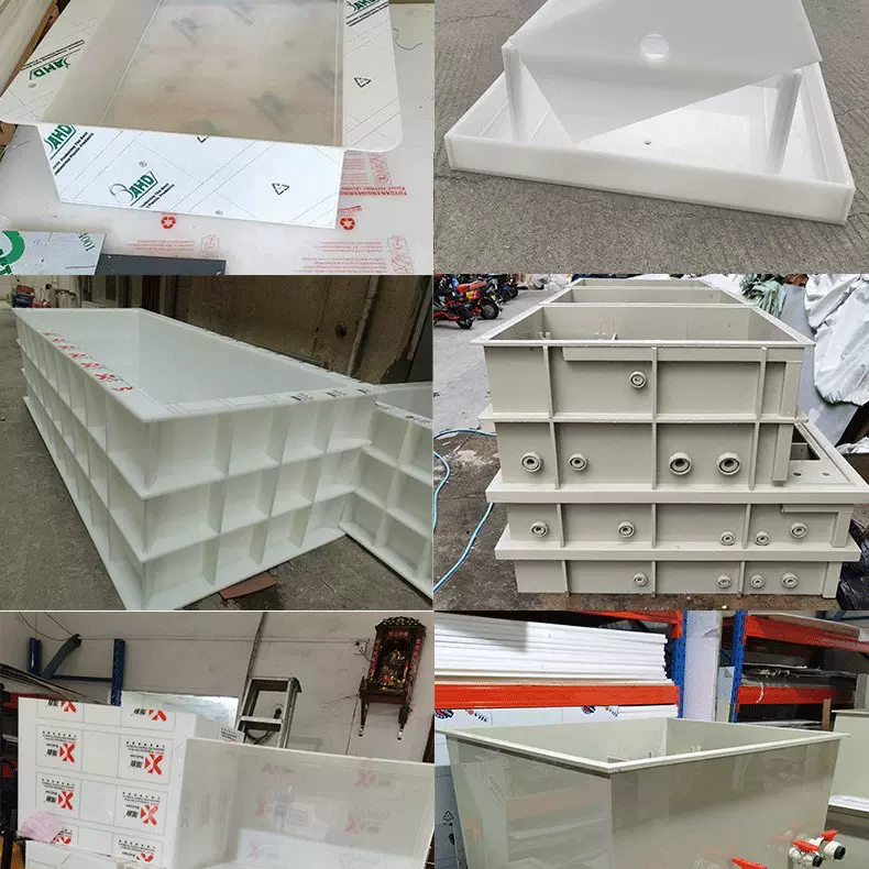 灰色PP塑料板材焊接折弯水箱车厢垫板硬塑胶板聚丙烯工程专用