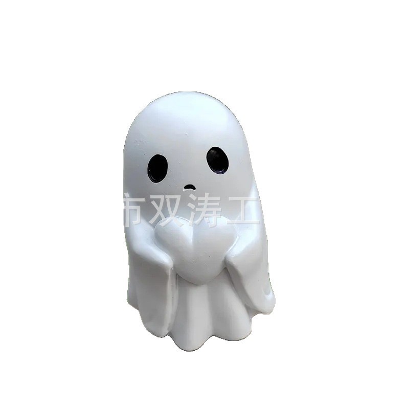 国境を越えた新しいハロウィン中指かわいいゴーストハロウィン愛ゴーストオーナメント|undefined