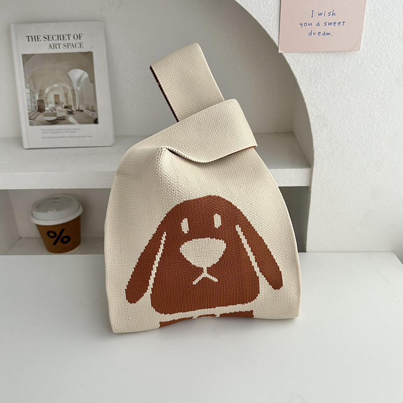 Bolsas de punto bolsas de mano coreanas de gran capacidad bolsas de mano bolsas de mano bolsas de regalo bolsas de muñeca al por mayor