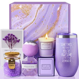 Ready Supply Amazon Cross-Border Women's Gift Shower Set Birthday Gift Set with Labeling Set