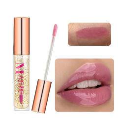 外貿網紅變色唇油含金箔碎片唇油小金管保濕變色護唇油唇蜜唇釉