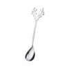 L Cross -border 304 stainless steel spoons cute coffee spoon dessert stir spoon Christmas style elk spoon gift box