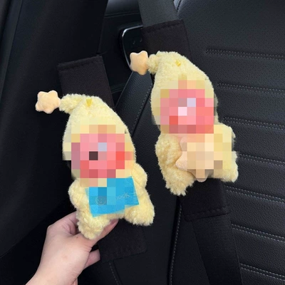 Seat belt shoulder pad: Pad Protector, Plush, High-End Feel