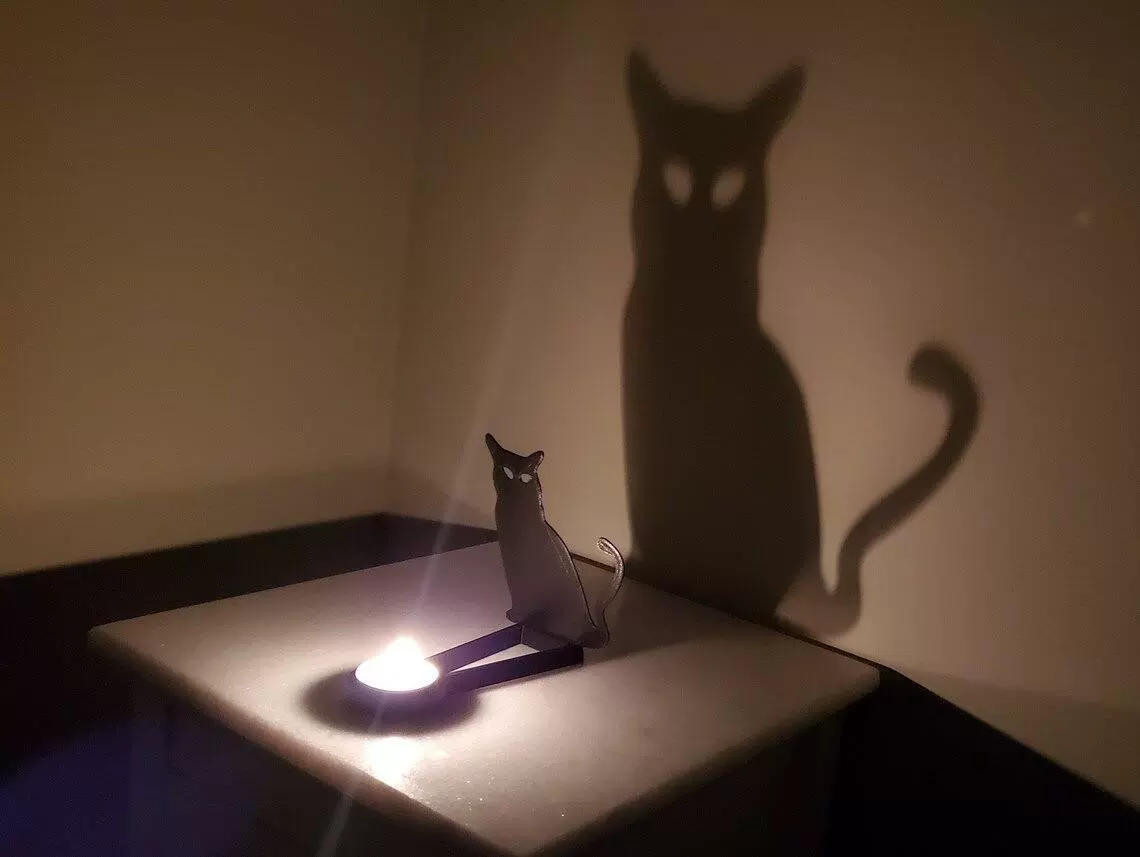 Забавная тен shadow держатель хэллоуинская свеча настольная подвесная украшение
