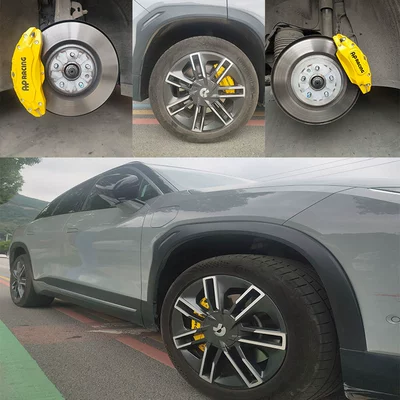 Suitable for NIO ES6 brake caliper cover modification, ES7 aluminum alloy wheel caliper cover, ES8 color change new version special model (Brake caliper cover) - nio-es-series-red-1-set-of-4-pieces