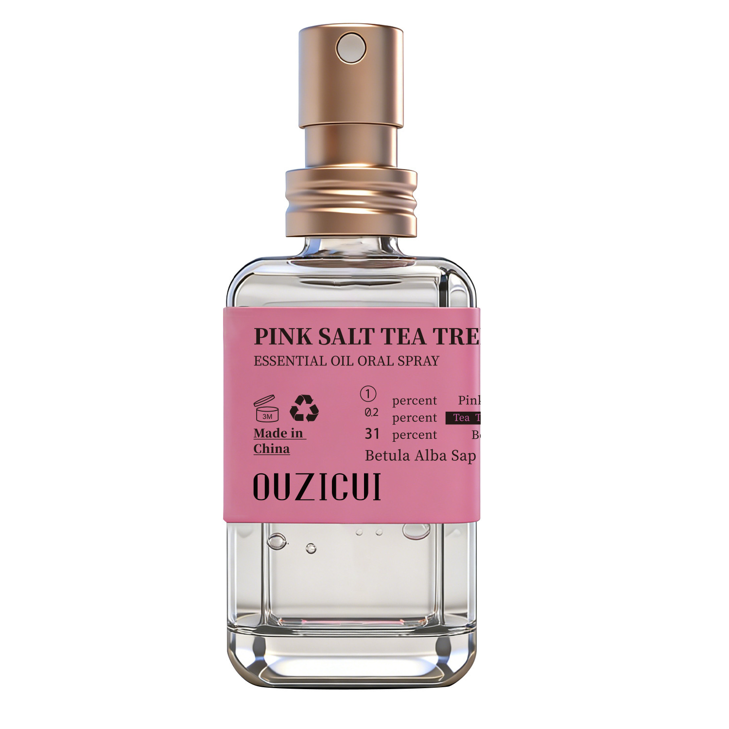 Spray Bucal Refrescante de Aceite Esencial Aliento Fresco para Adultos
