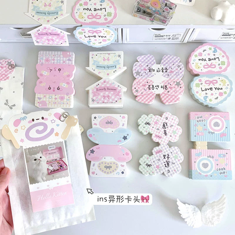 Оригинальный милый картон чужой формы горошка любви маленькая карточка упаковочный материал