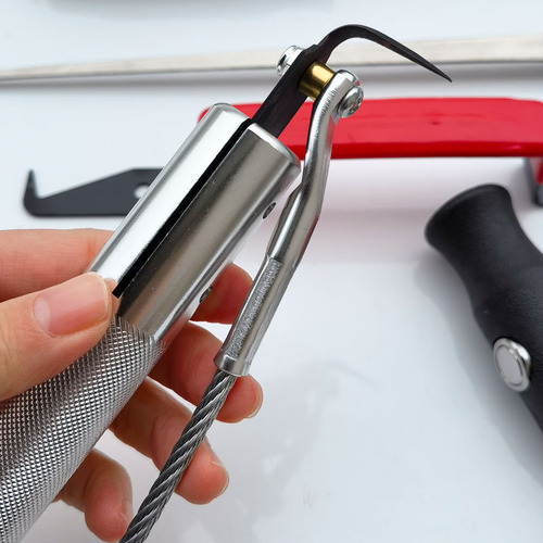 Car windshield disassembly and assembly set, broach set, car glass disassembly tool, glass remover, broach handle