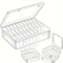 U 84522 Transparent Grid Box Bead Storage ͸���������ɺ�