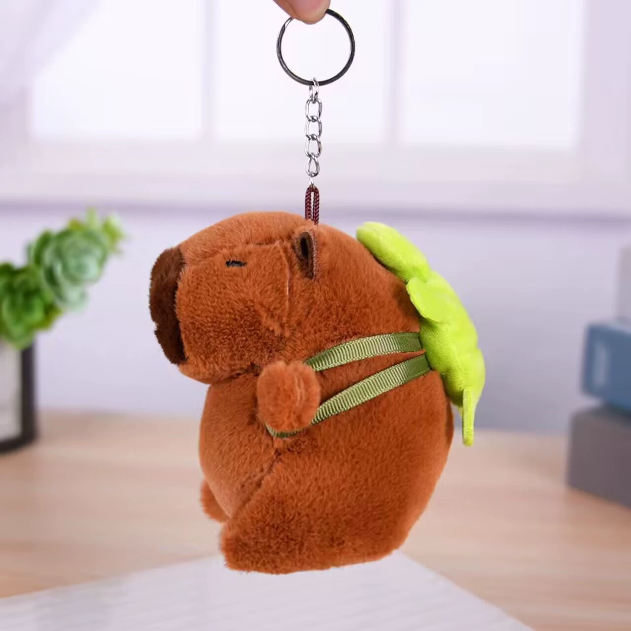 Плюшевая кукла-подвеска-ивтерька, милый мини-фигурка 10 г, жемчужная цепочка или премиальный брелок