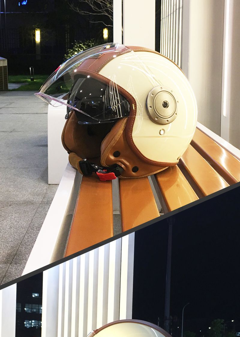 3C Electric Motorcycle Smart Bluetooth Helmet - Retro, Warm, Half/3/4 Helmet