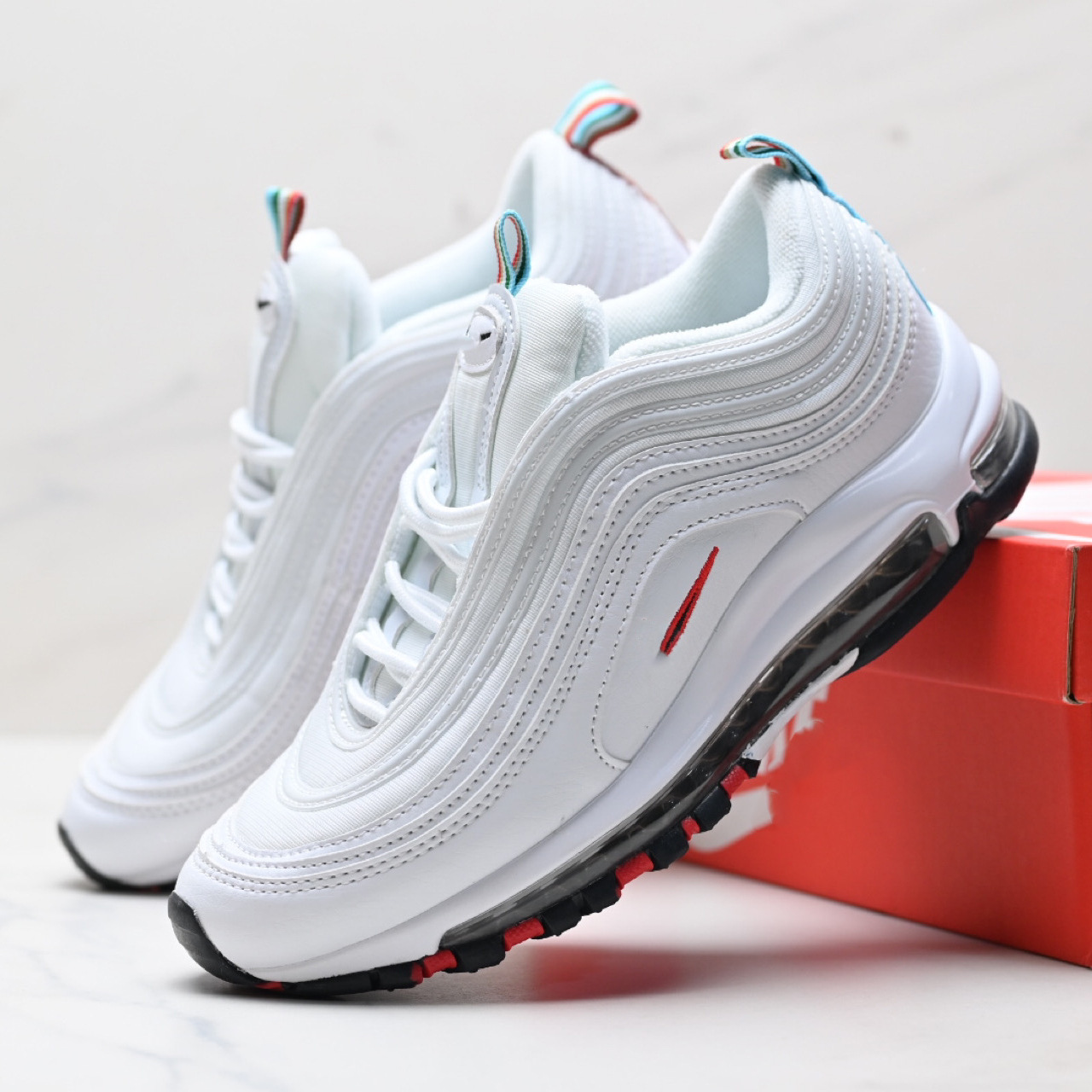 Putian Max 97 zapatos de carrera bala retro almohadilla de palma completa zapatos deportivos transpirables para hombres y mujeres zapatos casuales