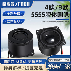 Jinggeyuan スクエア 5555 デュアルフィルム 25/16/13 コア取り付け穴付き 8 オーム 3 ワットフルレンジキャビティオーディオスピーカー